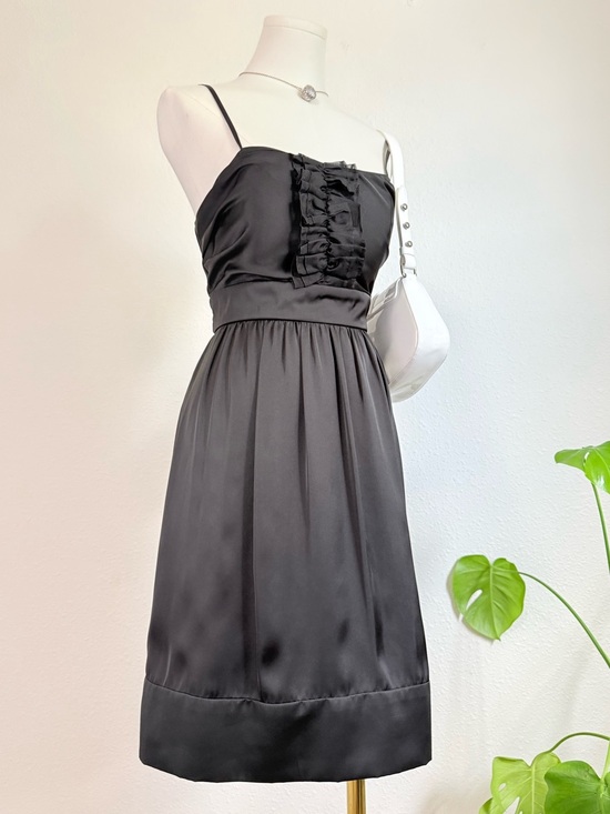 BCBG Paris Dresses & Skirts - Y2K BCBG Paris Bubble Hem Little Black Dress Feminine Evening Wear Party